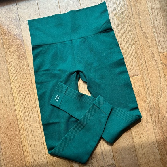 Set Active Emerald Green Sculpt-flex Leggings - Picture 1 of 4